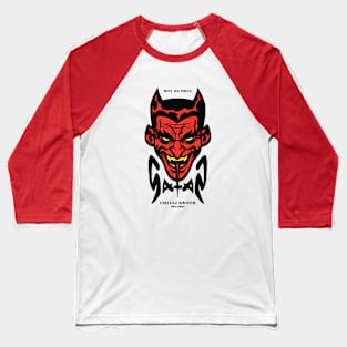 Red Hot Satan Baseball T-Shirt